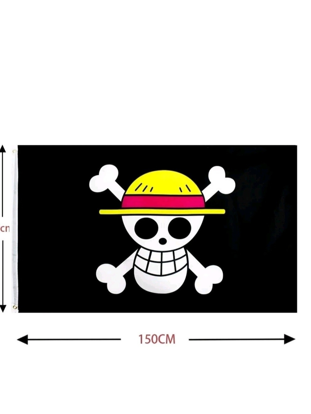 One Piece Straw Hat Crew Large Wall Flag 90x150cm